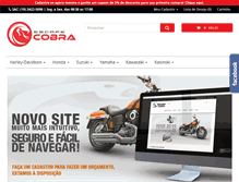 Tablet Screenshot of escapecobra.com.br